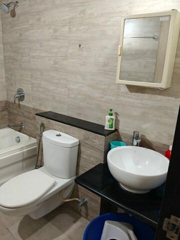 Bathroom in 2 BHK Builder Floor at Paranjape Blue Ridge, Hinjewadi – for Rent