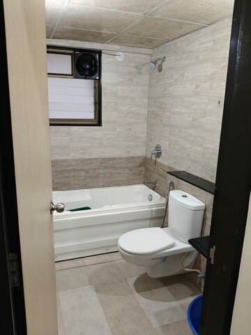 Bathroom in 2 BHK Builder Floor at Paranjape Blue Ridge, Hinjewadi – for Rent