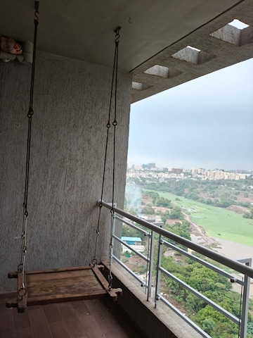 Balcony in 2 BHK Builder Floor at Paranjape Blue Ridge, Hinjewadi – for Rent
