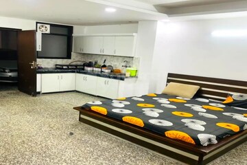 Kitchen in 1 RK Apartment at Jay Prakash Nagar – for Rent