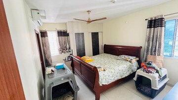 Bedroom in 3 BHK Apartment at Aparna Sarovar Zenith, Nallagandla – for Rent