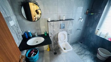 Bathroom in 3 BHK Apartment at Aparna Sarovar Zenith, Nallagandla – for Rent