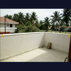 Balcony in 3 BHK Villa at Prestige Ozone, Hagadur – for Sale