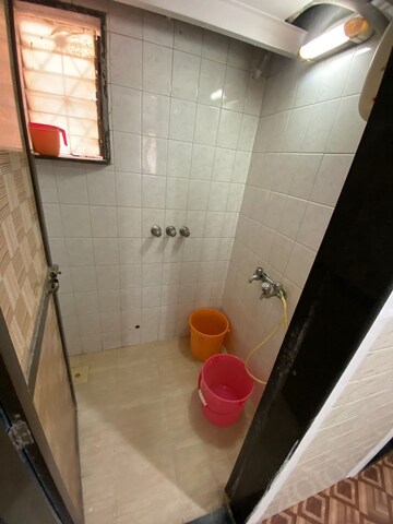 Bathroom in 1 BHK Apartment at Goregaon East – for Rent