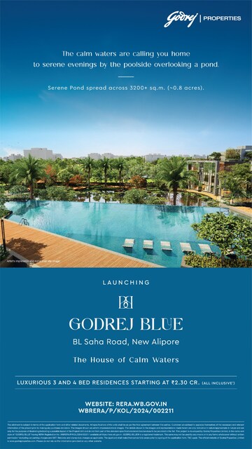 3 BHK Apartment For Sale in Godrej Blue, B L Saha Road