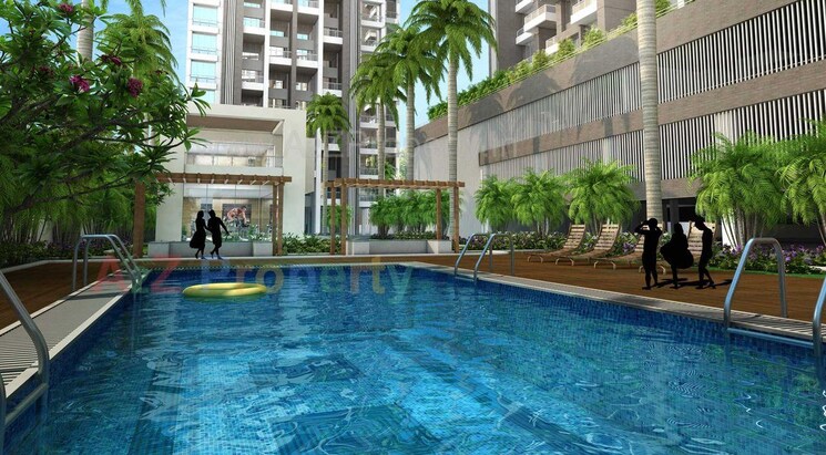 Swimming Pool, nirman-altius 2 Bedroom 810 Sq.Ft. Apartment In Kharadi Pune 8701010