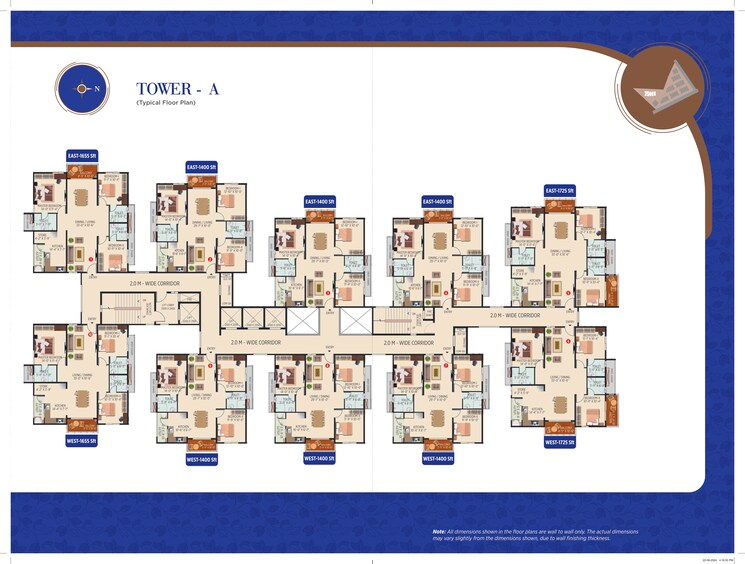 Master Plan, tellapur 2.5 Bedroom 1400 Sq.Ft. Apartment In Tellapur Hyderabad 8701086
