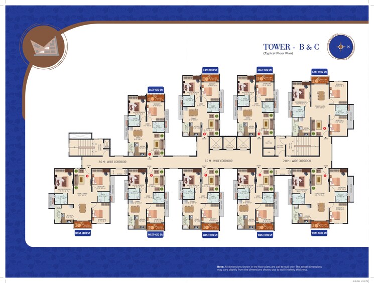 Master Plan, tellapur 2.5 Bedroom 1400 Sq.Ft. Apartment In Tellapur Hyderabad 8701086