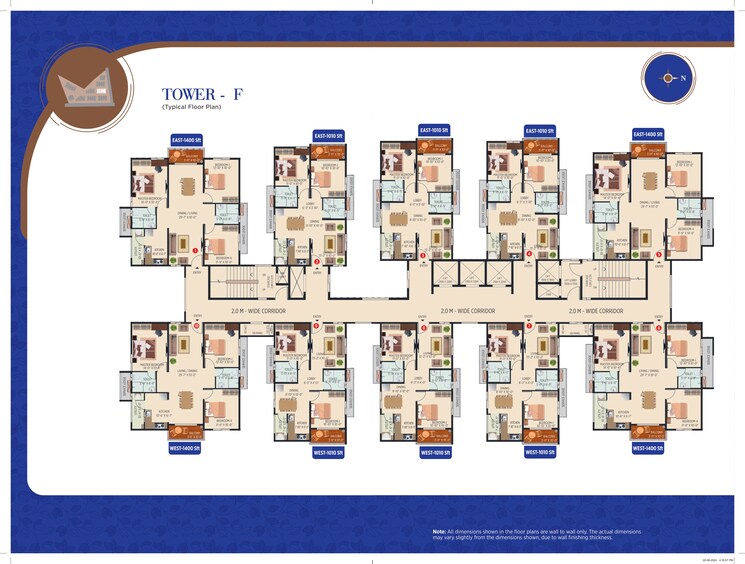 Master Plan, tellapur 2.5 Bedroom 1400 Sq.Ft. Apartment In Tellapur Hyderabad 8701086