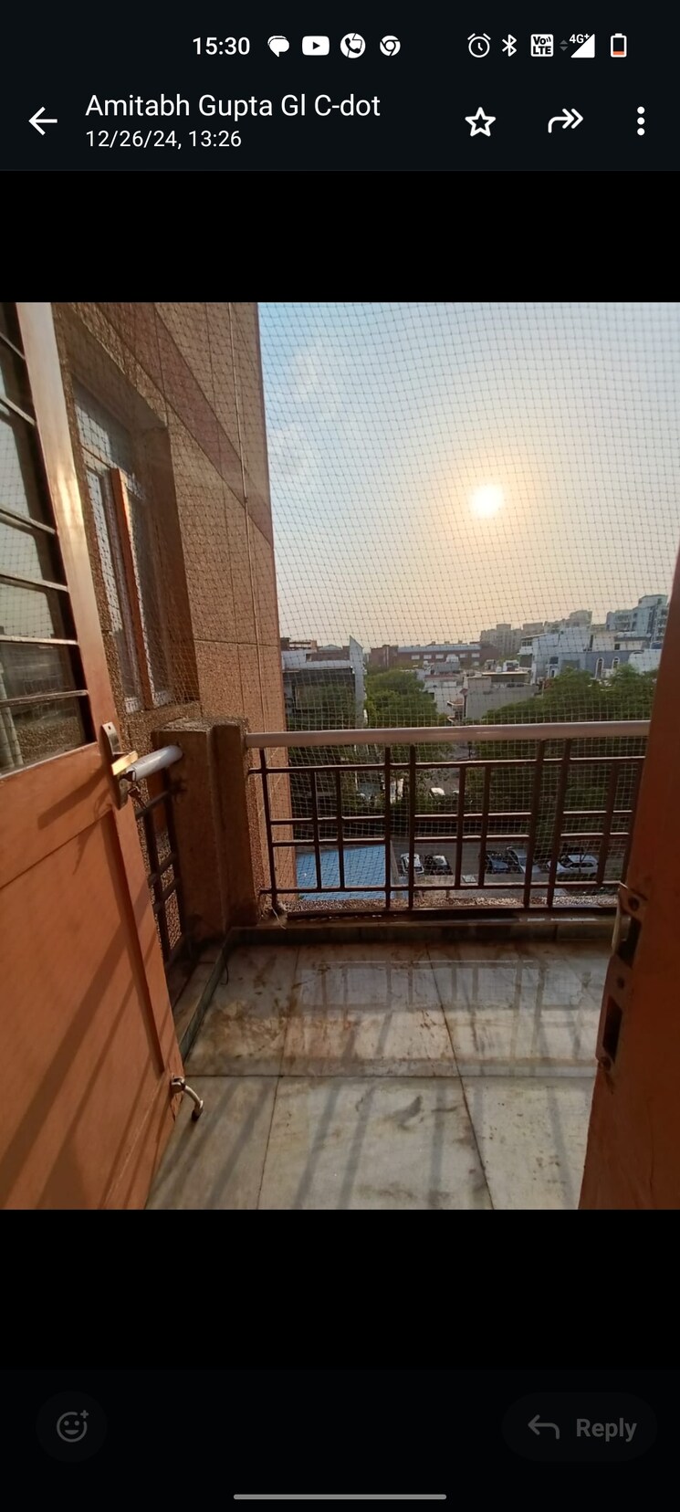 Balcony, dlf-city-phase-iv 4 Bedroom 3000 Sq.Ft. Builder Floor In Dlf Phase iv Gurgaon 8701112