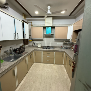 Kitchen in 3 BHK Builder Floor at Greater Kailash ii – for Sale