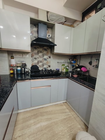 Kitchen in 3 BHK Builder Floor at Malviya Nagar – for Rent