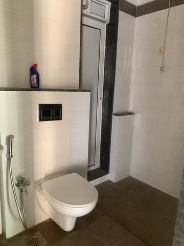 Bathroom in 2 BHK Apartment at Rustomjee Urbania Azziano, Majiwada – for Rent