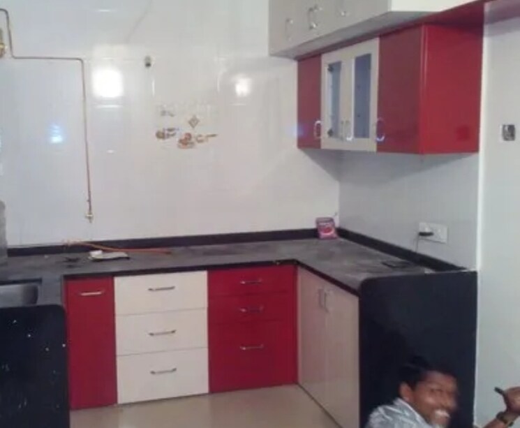 Kitchen, rattan-apartment 1 Bedroom 460 Sq.Ft. Builder Floor In Khanpur Delhi 8701320