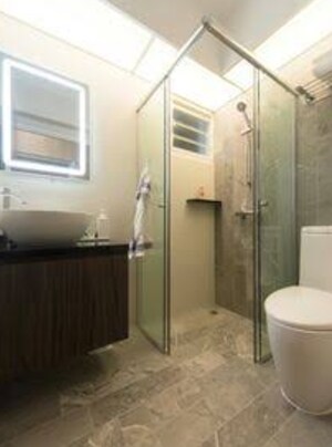 Bathroom in 2 BHK Builder Floor at Khanpur – for Sale