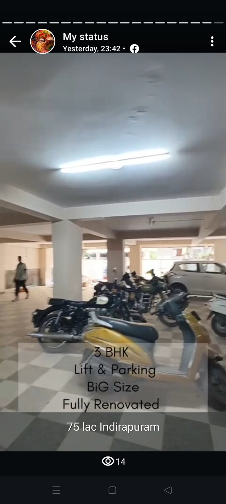  Parking, indrapuram 3 Bedroom 1500 Sq.Ft. Builder Floor In Indrapuram Ghaziabad 8701339