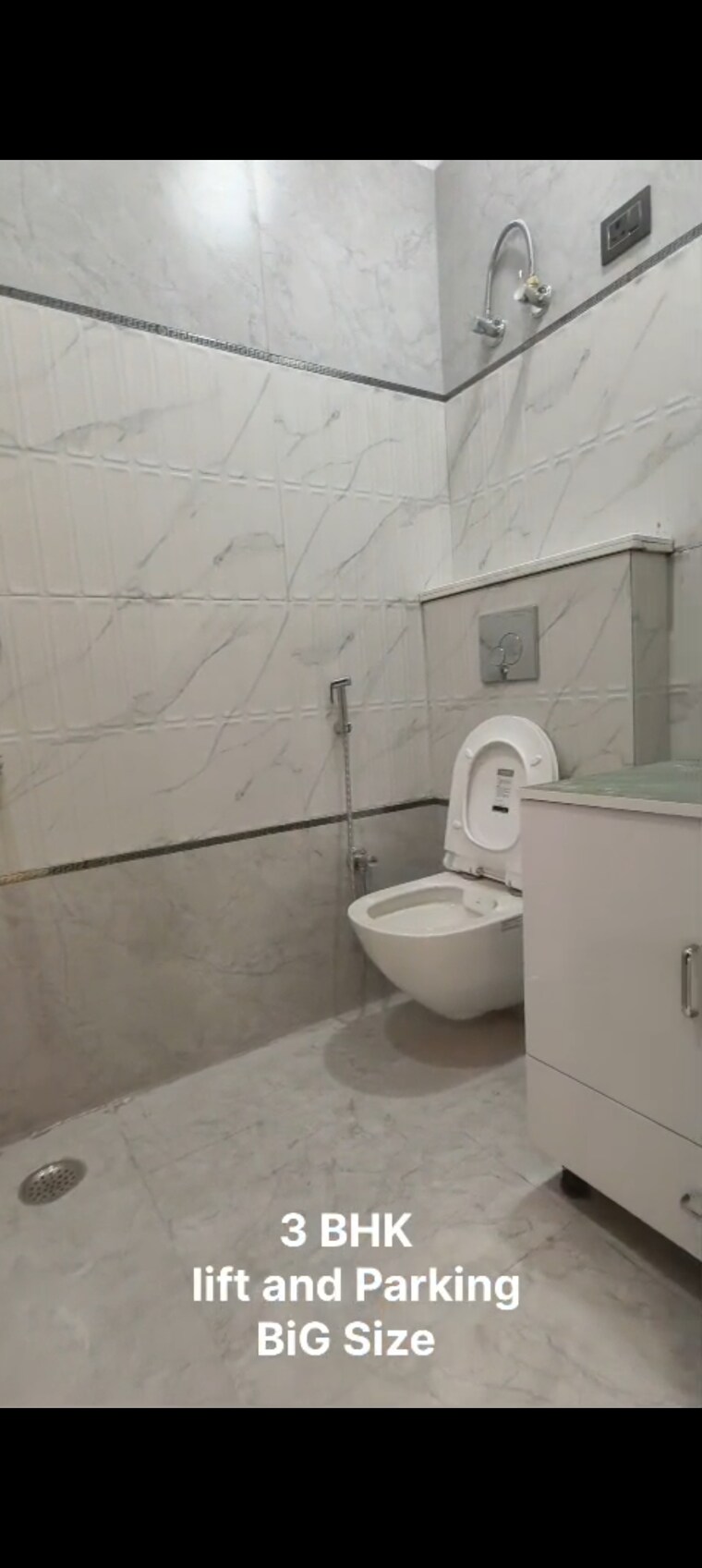 Bathroom, indrapuram 3 Bedroom 1500 Sq.Ft. Builder Floor In Indrapuram Ghaziabad 8701339