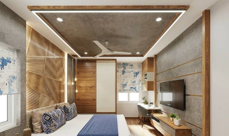 Kitchen, my-home-krishe 3 Bedroom 2780 Sq.Ft. Apartment In Financial District Hyderabad 8701455