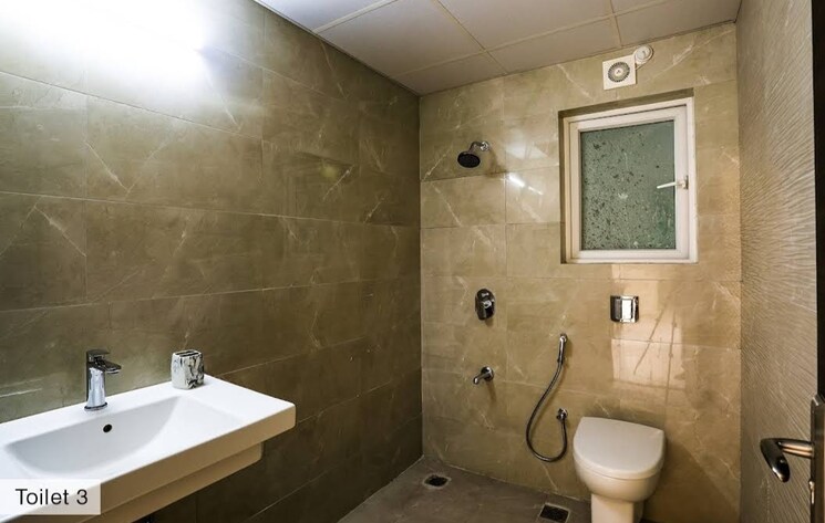 Bathroom, my-home-krishe 3 Bedroom 2780 Sq.Ft. Apartment In Financial District Hyderabad 8701455