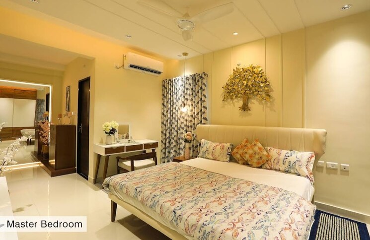 Bedroom, my-home-krishe 3 Bedroom 2780 Sq.Ft. Apartment In Financial District Hyderabad 8701455