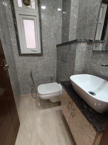Bathroom in 3.5 BHK Apartment at Prachin Apartment, Paschim Vihar – for Rent
