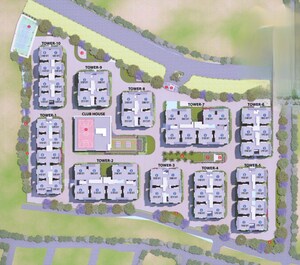 Master Plan in 3 BHK Apartment at EIPL Corner Stone, Gandipet – for Sale