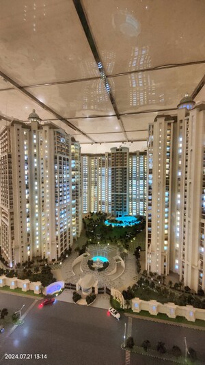 Living Room in 4 BHK Apartment at T And T Eutopia Phase 1, Siddharth Vihar – for Sale