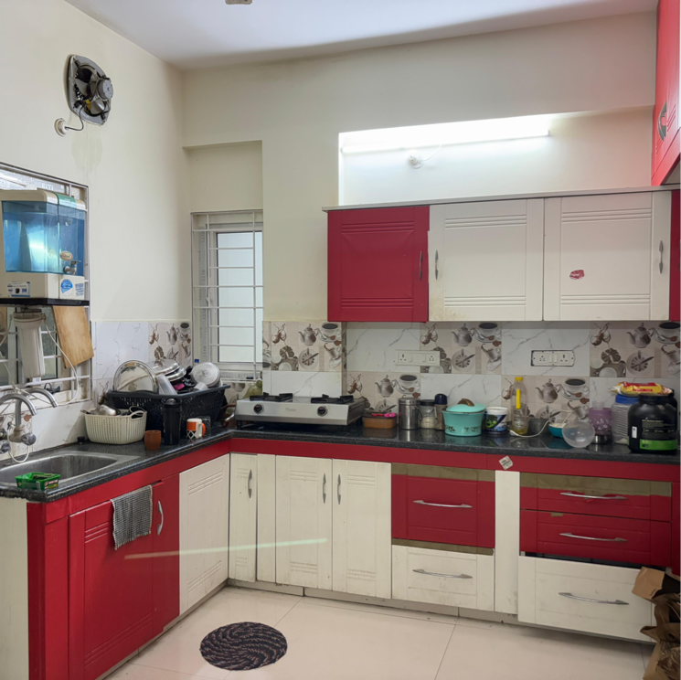Kitchen, madhapur 3 Bedroom 1755 Sq.Ft. Builder Floor In Madhapur Hyderabad 8701607