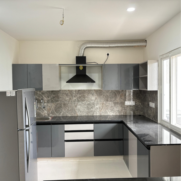 Kitchen, gachibowli 3 Bedroom 1800 Sq.Ft. Builder Floor In Gachibowli Hyderabad 8701624