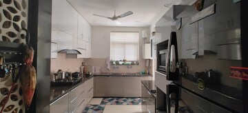 Kitchen in 3 BHK Apartment at Sushma Joynest ZRK, Ghazipur – for Rent