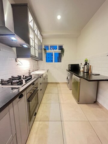 Kitchen in 3 BHK Apartment at Sobha Dew Flower, Jp Nagar – for Rent
