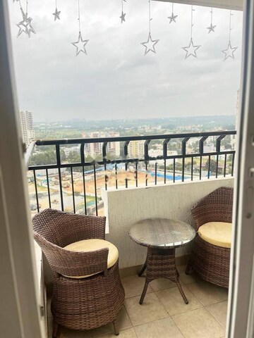 Bathroom in 3 BHK Apartment at Sobha Dew Flower, Jp Nagar – for Rent
