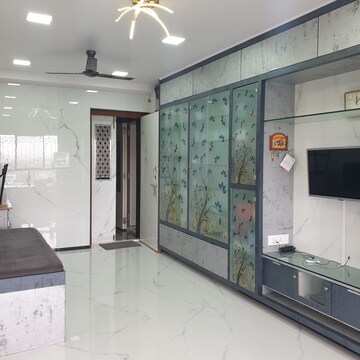 Kitchen in 3 BHK Apartment at Omkar Veda Exclusive, Parel – for Rent