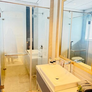 Attached Bathroom in 4 BHK Apartment at New Chandigarh – for Sale