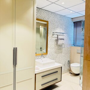 Bathroom in 4 BHK Apartment at New Chandigarh – for Sale