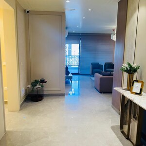 Living Room in 4 BHK Apartment at New Chandigarh – for Sale