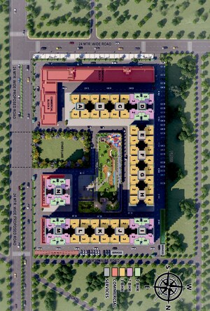 Master Plan in 3.5 BHK Apartment at Arttech Maulshree Heights, Sector 84 – for Sale