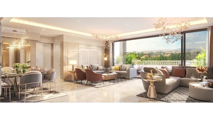 Living Room, lodha-acenza 3 Bedroom 1395 Sq.Ft. Apartment In Andheri East Mumbai 8702210