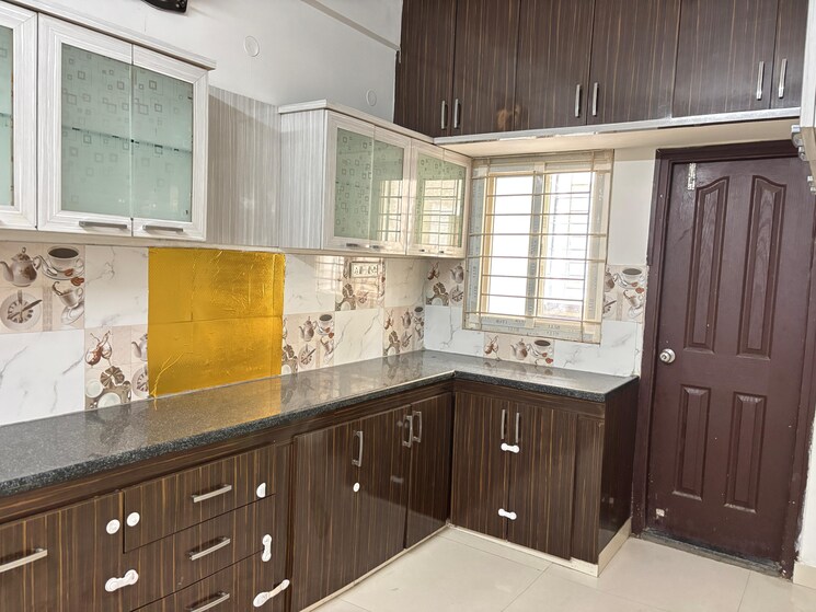 Kitchen, madhapur 3 Bedroom 1800 Sq.Ft. Builder Floor In Madhapur Hyderabad 8702310