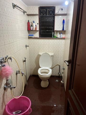 Bathroom in 2 BHK Apartment at Prabhadevi CHS, Prabhadevi – for Rent