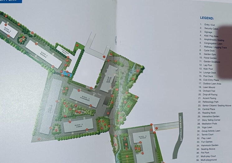 Master Plan, adarsh-tropica 2 Bedroom 925 Sq.Ft. Apartment In Sarjapur Road Bangalore 8702355