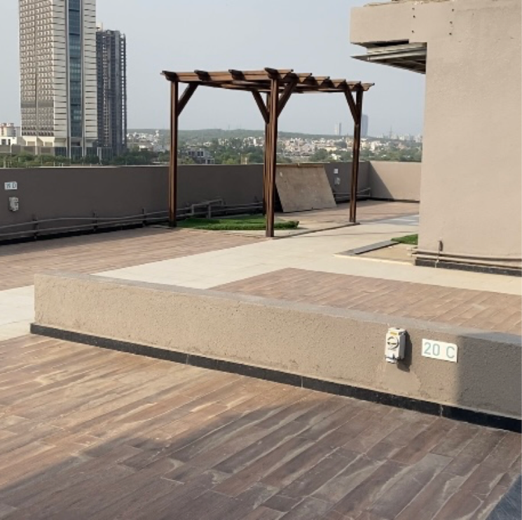 Terrace, smart-world-orchard 3 Bedroom 1680 Sq.Ft. Apartment In Sector 61 Gurgaon 8702444