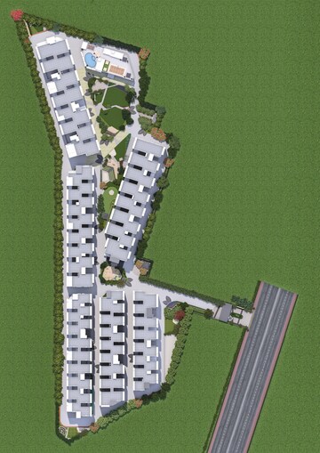 Master Plan in 2 BHK Apartment at Sharvani Sree Hemadurga Paradise, Chanda Nagar – for Sale