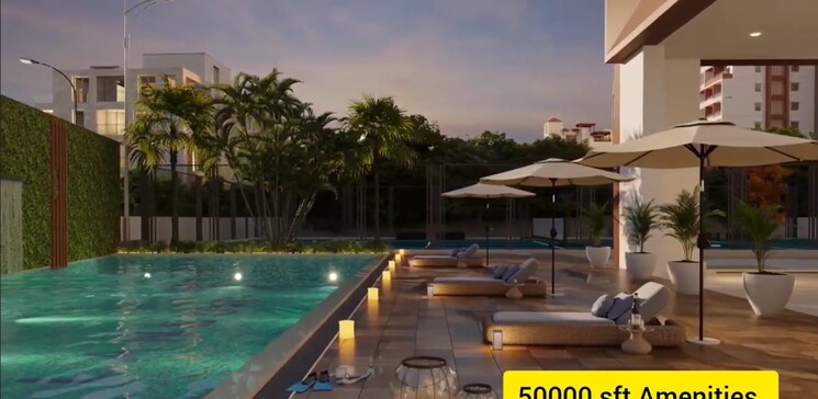 Swimming Pool, lansum-el-dorado 3 Bedroom 1860 Sq.Ft. Apartment In Narsingi Hyderabad 8702486