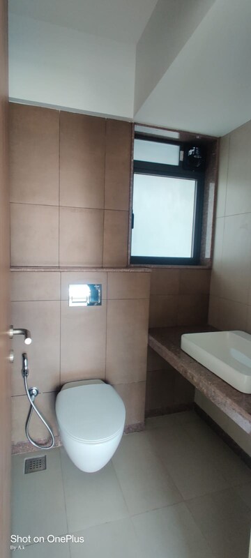 Bathroom in 2 BHK Apartment at Shapoorji Pallonji Vicinia, Powai – for Rent
