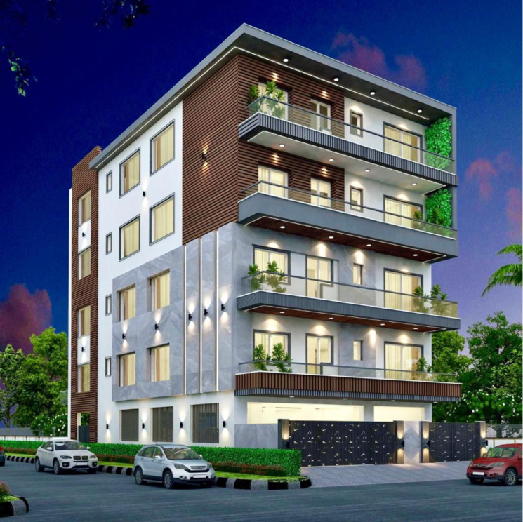 Exterior View, ansal-api-esencia 4 Bedroom 300 Sq.Ft. Builder Floor In Sector 67 Gurgaon 8702562