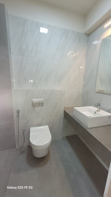 Bathroom in 3 BHK Apartment at Rajesh Raj Infinia, Malad West – for Rent