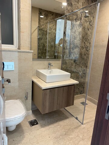 Bathroom in 3 BHK Apartment at DLF Park Place, Sector 54 – for Rent