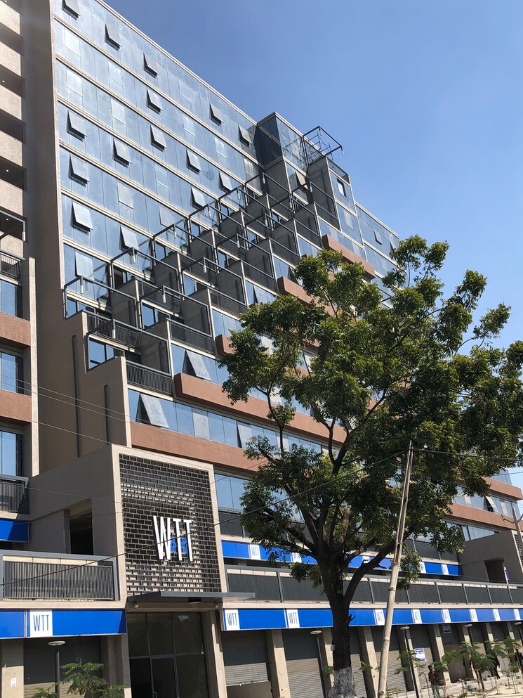 Exterior View, united-world-trade-tower Commercial Office Space 883 Sq.Ft. In Makarba Ahmedabad 8702825