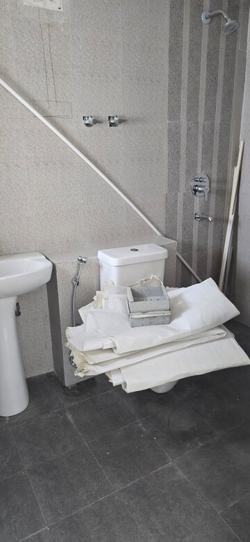 Bathroom in 3 BHK Apartment at Sector 19b Dwarka – for Rent
